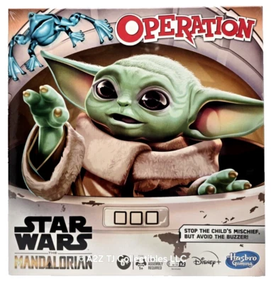 Star Wars OPERATION Mandalorian Kids Electronic Board Game, Ages 6+ NEW - Image 1 of 2