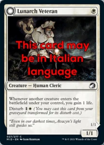 MTG LUNARCH VETERAN FOIL EXC - VETERANO LUNARCA - MID - MAGIC - Picture 1 of 1