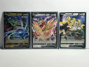 Crown Zenith - Pokémon TCG - Full Art Ultra Rare - V - Set Of Three - Mint - Picture 1 of 1