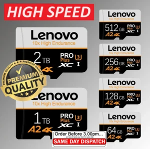 Micro SD Memory Card Class 10 A2 - 64GB 128GB 256GB 512gb 1TB-1000GB 2TB-2000GB - Picture 1 of 15