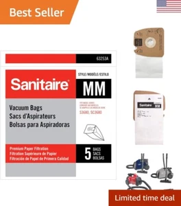 Micro Allergen Filtration Bags for S3680 & SC3680 - Set of 5 Premium Paper Units - Picture 1 of 6