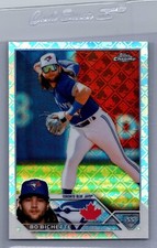 Bo Bichette Logofractor 2023 Topps Chrome Toronto Blue Jays