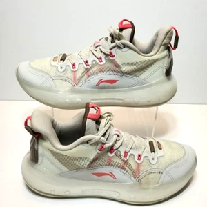 Scarpe palla Li-Ning YuShuai taglia US 8 basse Jimmy Butler bianco neve rosa ABAR123-19 - Foto 1 di 11