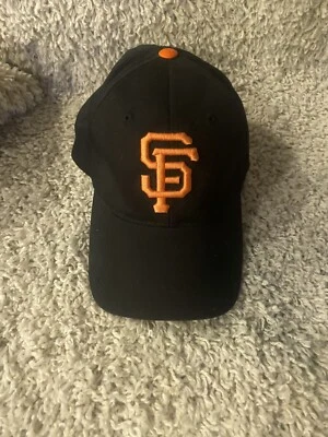 Gorra de béisbol vintage de los Gigantes de San Francisco gorra con cierre a presión negra y naranja para hombre  Foto 1 de 4