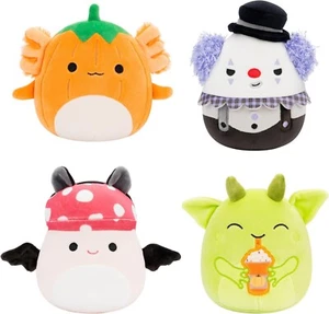 Squishmallows Original 5 Zoll Halloween 4er-Pack Plüsch Ultrasoft Spielzeug Neu Geschenk - Bild 1 von 6