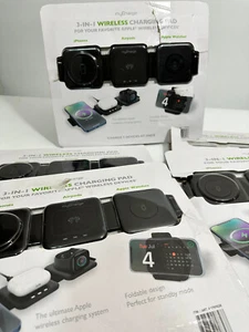 5x Mycharge 3-In-1 Wireless Charging Pad - * package shows wear/tear * - Picture 1 of 3