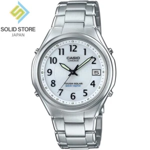 CASIO LINEAGE LIW-120DEJ-7A2JF Radio Solar Analog Watch White Dial 38.1mm - Picture 1 of 2