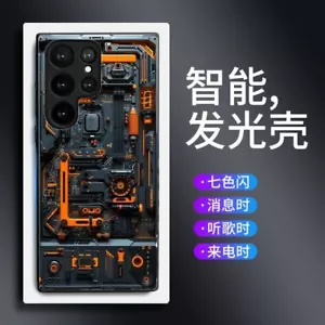 Glow Circuit Board LED Light up Phone Case Cover for Samsung S25 S24 S22 Note 20 - Picture 1 of 21