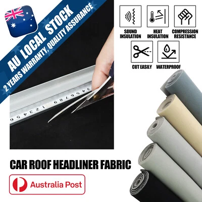 Headlining Upholstery Hood lining Foam Backed Automotive Roof Headliner Material - image 1 of 4