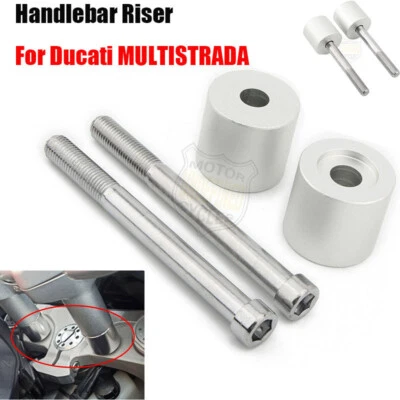 Kit elevador manillar aluminio para Ducati Multistrada 950 1200 1260 NUEVO DUCATI Foto 1 de 4