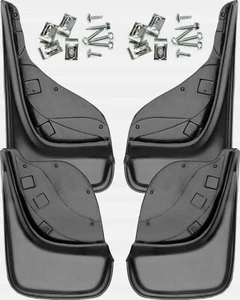 4x Schmutzfänger Schmutzschutz Schwarz Hinten+Vorne Links+Rechts für Fiat Ducato - Picture 1 of 10