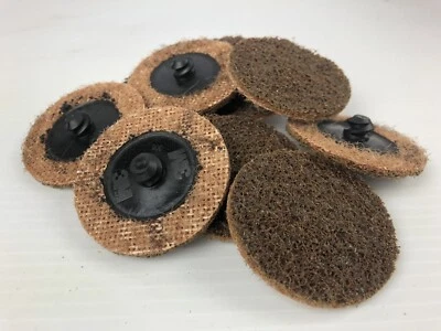 40% Off 200 Each GENUINE 3M Scotch-Brite 2" A CRS TR Roloc Surf Cond Disc 05528 - Image 1 of 4