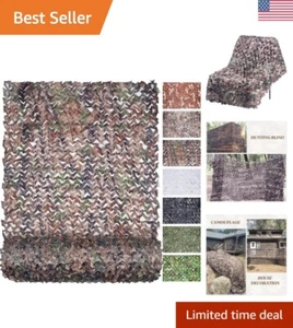 Red de camuflaje moderna de 4,9 pies x 6,5 pies - perfecta para persianas y decoraciones de caza - Imagen 1 de 10