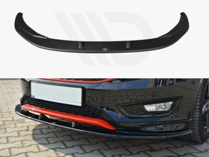 Front Diffuser Diffusor Maxton Design Gloss Black For Ford Focus 3 St-Line FL - Picture 1 of 5