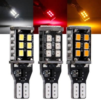 4Pcs T15 15SMD 2835 W16W 158 184 LED Error Free Canbus LED Turn Light Bulb lamp - Image 1 of 4