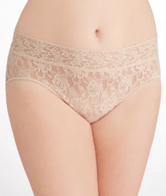 Hanky Panky Womens Beige Plus Size Signature Lace French Brief L72836 Size 3X - Image 1 of 4