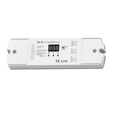 230V 2 Channel AC Triac DMX 512 LED Decoder Dimmer Controller DMX Driver 240W - Bild 1 von 4
