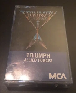 Triumph: Allied Forces 1981 MCA Records Cassette Canadian Import VG+ Hard Rock - Picture 1 of 8