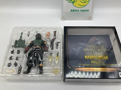 Figura de acción Star Wars The Mandalorian Boba Fett BANDAI S.H.Figuarts  Foto 1 de 4