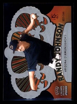 Randy Johnson 2000 Pacific Crown Royale Serie Limitada #8 57/144 Foto 1 de 2