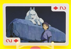Princess Mononoke Playing Card Hayao Miyazaki Japanese Anime Manga Diamond 2 - Picture 1 of 10