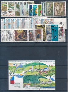 1999 LIECHTENSTEIN ANNATA 30 FRANCOBOLLI MNH F/2717 - Imagen 1 de 1