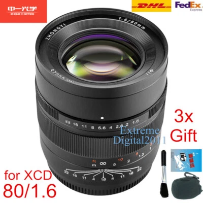 Zhongyi Mitakon SpeedMaster 80mm F1.6 Lens for Hasselblad X2D 100C X1D 50 Camera - Image 1 of 4