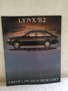 1982 MERCURY LYNX L,GL,GS,LS,RS, BROCHURE "NOS" W/EXTERIOR COLORS - Foto 1 di 3