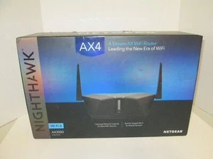 NETGEAR NIGHTHAWK RAX40 | AX4 AX3000 [4-STREAM] DUAL-BAND WIRELESS WIFI 6 ROUTER - Picture 1 of 6