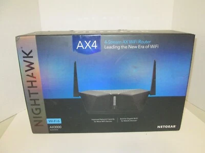 NETGEAR NIGHTHAWK RAX40 | AX4 AX3000 [4-STREAM] DUAL-BAND WIRELESS WIFI 6 ROUTER - Image 1 of 4