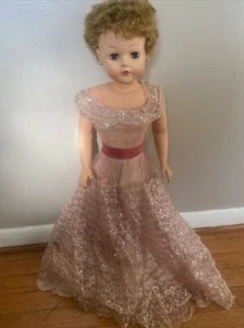 LARGE DELUXE READING DOLL SWEET ROSEMARY 1950’s Era 29" - Picture 1 of 8