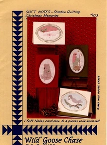 Kit de tarjetas acolchadas de sombras Soft Notes Christmas Memories de Wild Goose Chase 103 - Imagen 1 de 2