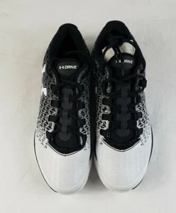 Under Armour UA Clutchfit Drive 3 Low Black/White/White Size 8 1274422-001 NEW - Picture 1 of 7