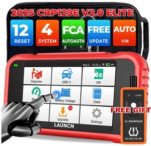 2025Launch CRP129E V2.0 OBD2 Scanner Engine SRS ABS Transmission Diagnostic Tool - Picture 1 of 13