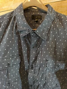 CAMISA CASUAL STEVE'S JEANS SS ABOTONADA CALAVERAS NEGRA BLANCA CUADROS HOMBRE 3XL COMO NUEVA - Imagen 1 de 11