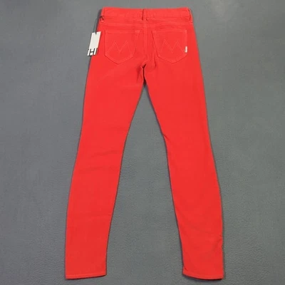 Pantalones Madre Mujer 25 Rojo The Looker Lit Bit Country Pana Nuevos con Etiquetas Foto 1 de 4