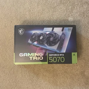 MSI - NVIDIA GeForce RTX 5070 12G GAMING TRIO OC 12GB GDDR7 FACTORY SEALED NEW - Picture 1 of 1