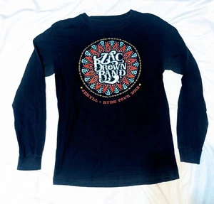 Zac Brown Band Shirt Erwachsene Small Langarm Jeckyl + Hyde 2015 Tour marineblau - Bild 1 von 5
