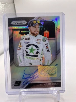 2018 Panini Prizm: #DS-TR Tyler Reddick RC Auto Silver Sp Rookie NASCAR On Card - Image 1 of 2