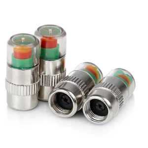 Valve Caps PSI Air Pressure for Audi A1 A2 A3 A4 A5 A6 A7 A8 SQ5 SQ7 SQ8 E-Tron - Picture 1 of 1