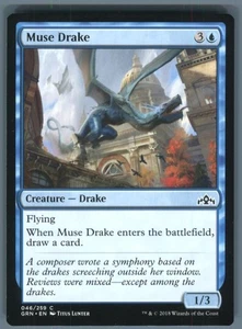 Magic the Gathering MTG Guilds of Ravnica Muse Drake #46 - Bild 1 von 2