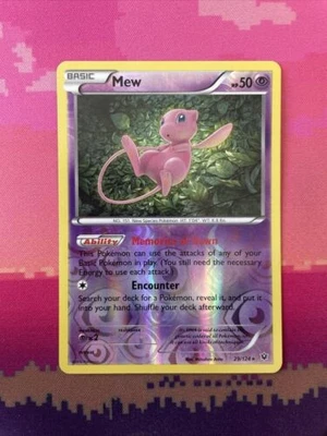 Pokemon Card Mew Fates Collide Reverse Holo Rare 29/124 Near Mint - Image 1 of 2