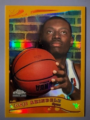 2005-06 Deji Akindele Topps Chrome Rookie Gold Refractor - 93/99 - Image 1 of 2