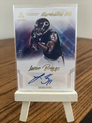 2020 Luminance Football Lance Briggs Illuminated Ink 23/49 #114 Chicago Bears  - Image 1 of 3