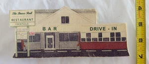 Vintage Markenlos Holz "THE BRASS RAIL RESTAURANT" Allentown PA - Bild 1 von 3