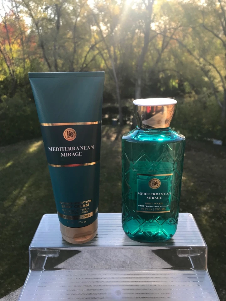 ¡NUEVO! Crema corporal/gel de ducha Bath & Body Works MEDITERRANEAN MIRAGE - Juego de 2 Foto 1 de 1