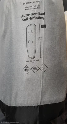 Decathlon Mattress Trek 500 Auto Self Inflating Mattress - Image 1 of 3