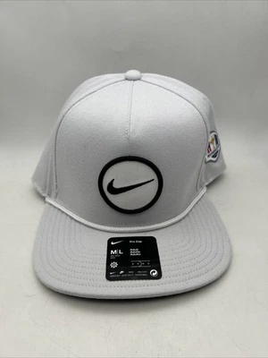 Gorra de golf profesional Nike negra Ryder Cup Bethpage 2025 M/L gris claro - nueva Foto 1 de 4