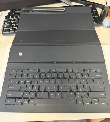 Samsung Book Cover Keyboard Slim for Galaxy Tab S10 Ultra/S9 Ultra- Black/AI KEY - Image 1 of 4
