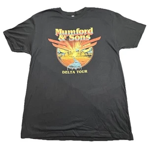 Mumford and Sons Concert Delta Tour T Shirt 2018 “Real” Size Small & X-Large - Picture 1 of 4